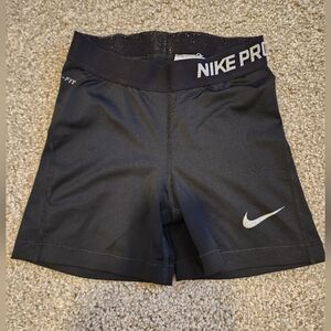 Womens Nike Spandex Running Compression Shorts Black XS